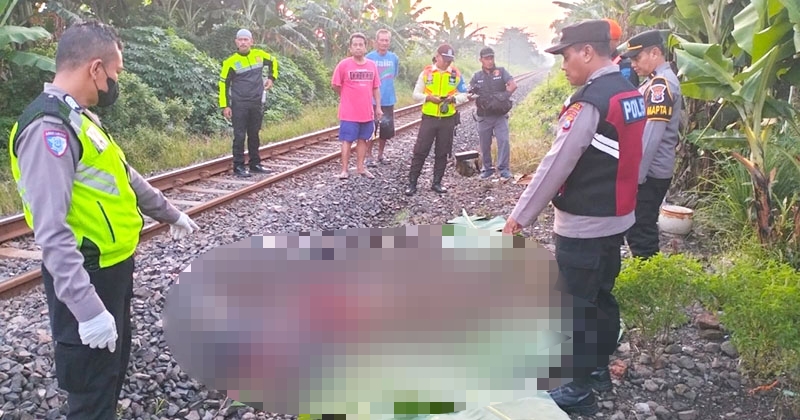 Wanita Muda Tewas Tertabrak Kereta di Beji Pasuruan, Diduga Bunuh Diri