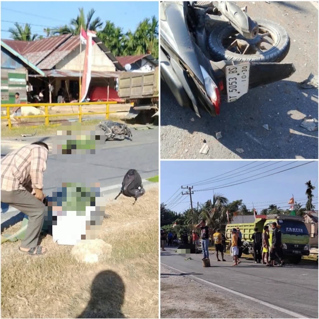 Motor Oleng Masuk Jalur Truk, Dua Remaja Tewas di Moramo