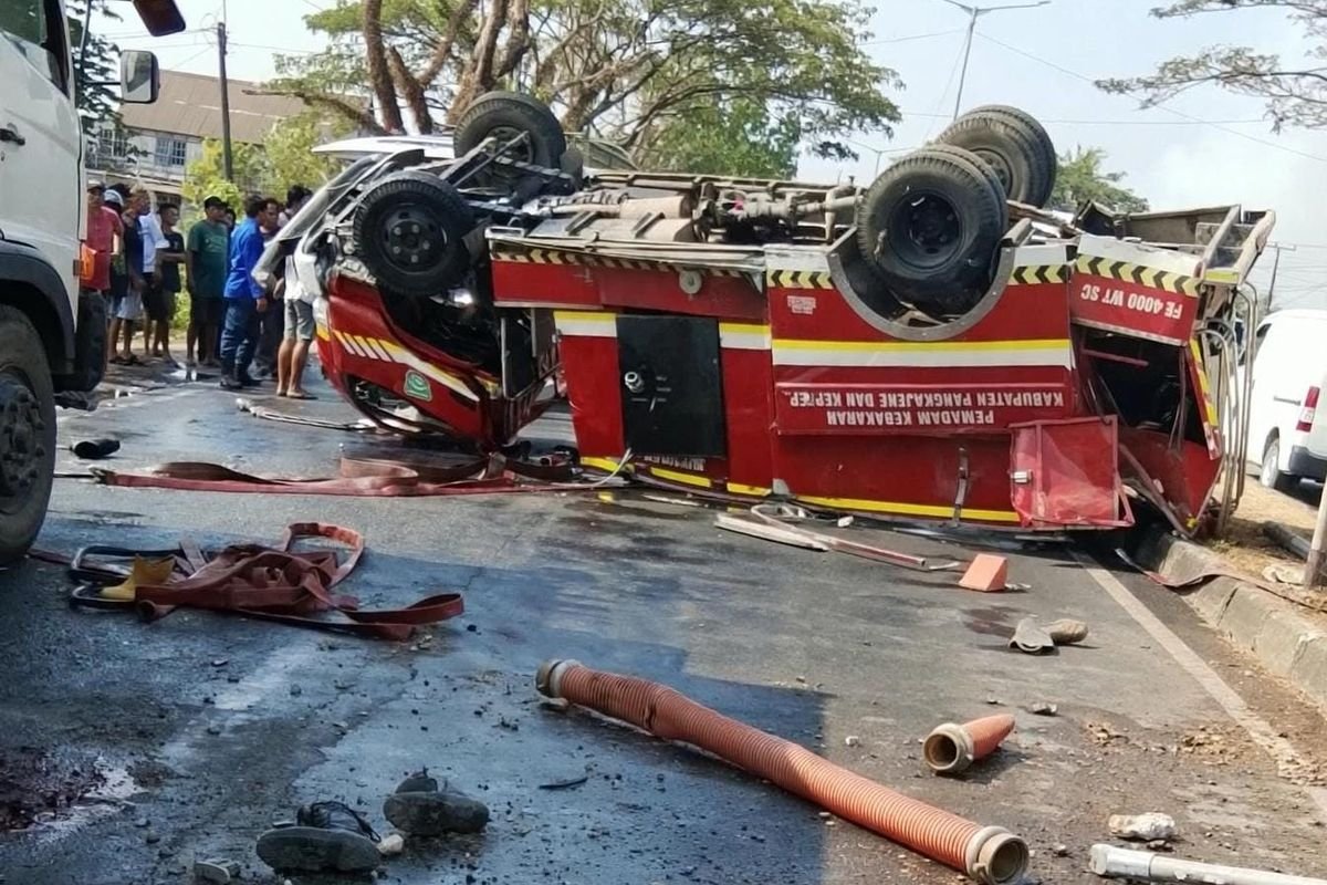3 Petugas Damkar Pangkep Gugur Saat Menuju Lokasi Karhutla, Empat Lainnya Terluka