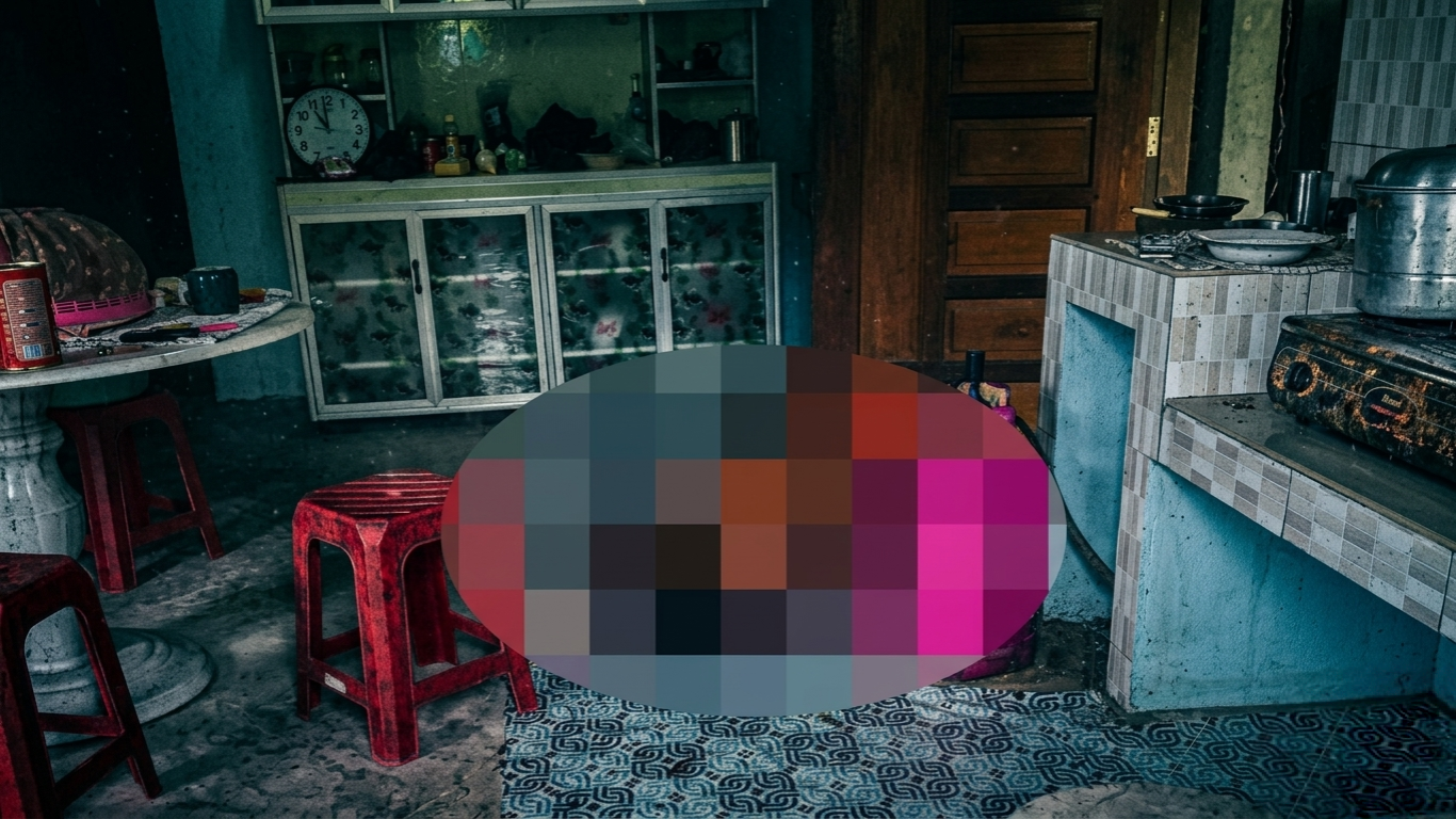 Warga Dusun Penawar Darat Gempar, Pria 60 Tahun Ditemukan Tewas Bersimbah Darah di Rumahnya